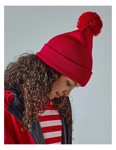 BEE-B426B-Junior Original Pom Pom Beanie 2